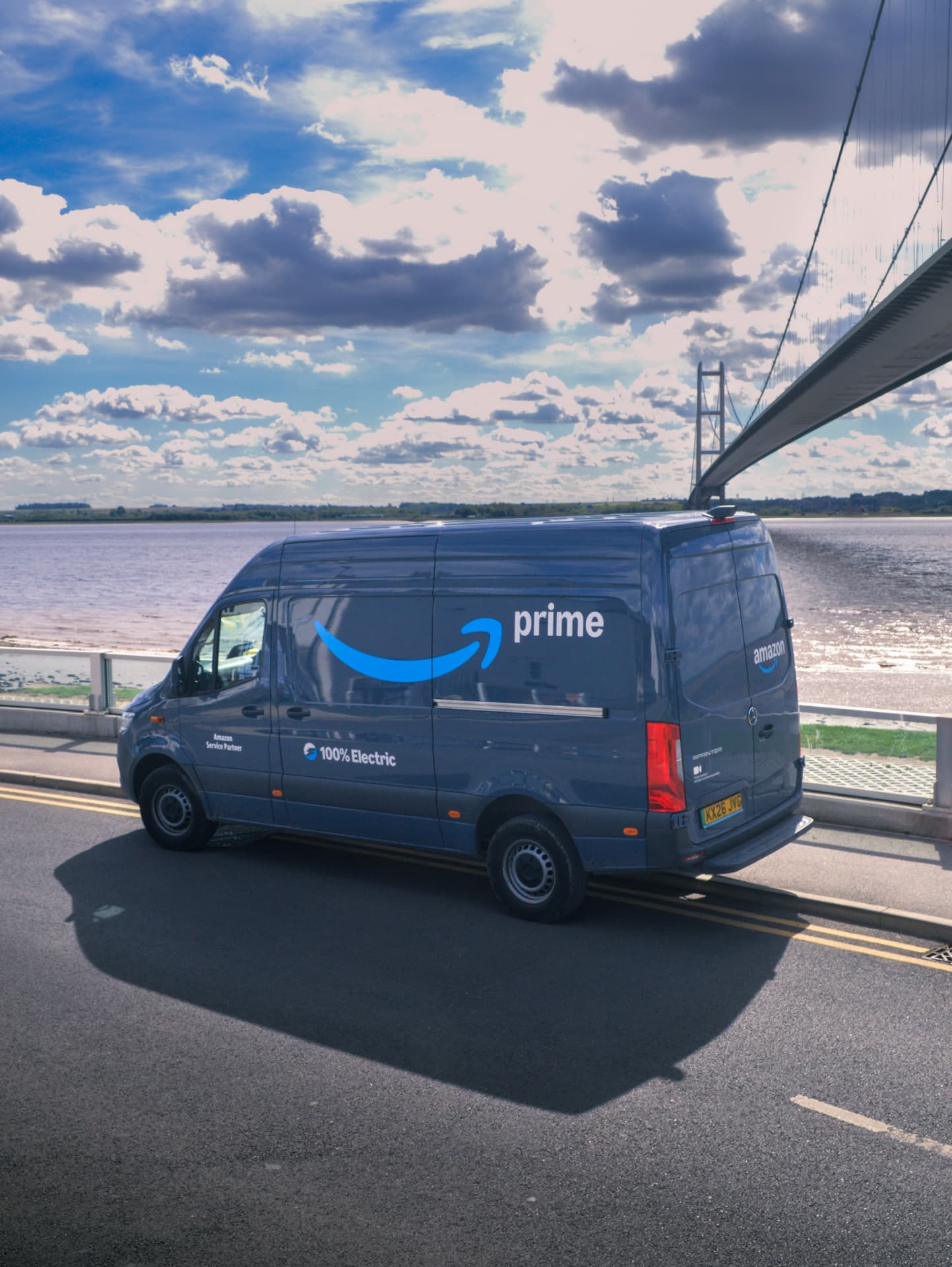 Van at the Humber
